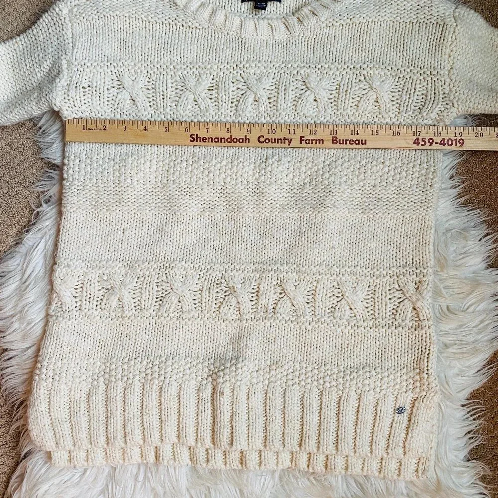 American Eagle Outfitters Sweater Womens XS Fisherman Cable Knit‎ Pullover